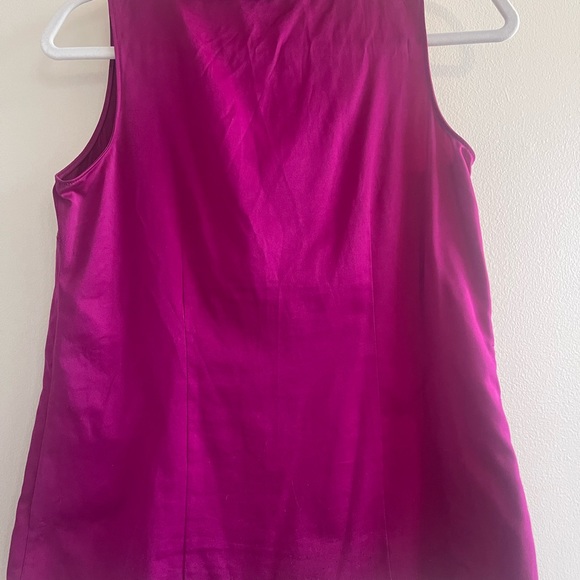 Sassy Sleeveless Magenta-color Top - Picture 6 of 10